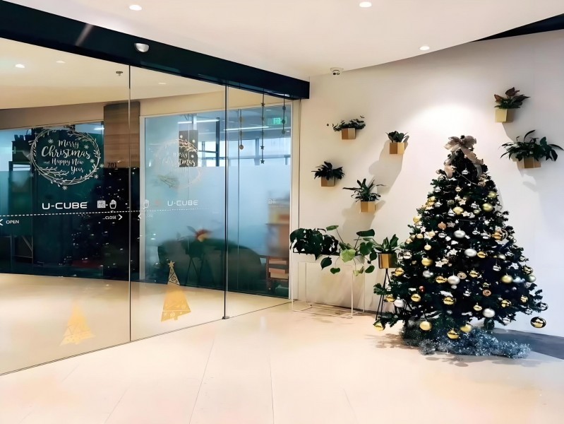 U-CUBE静安创想中心(新建大厦)大堂