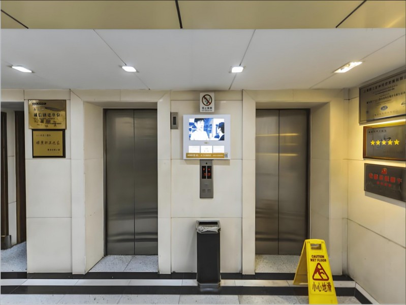 静安现代产业大厦（国企楼盘）电梯厅