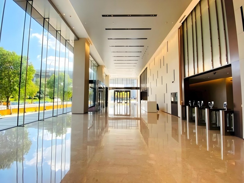 上海静安华发中心（国企楼盘）大堂