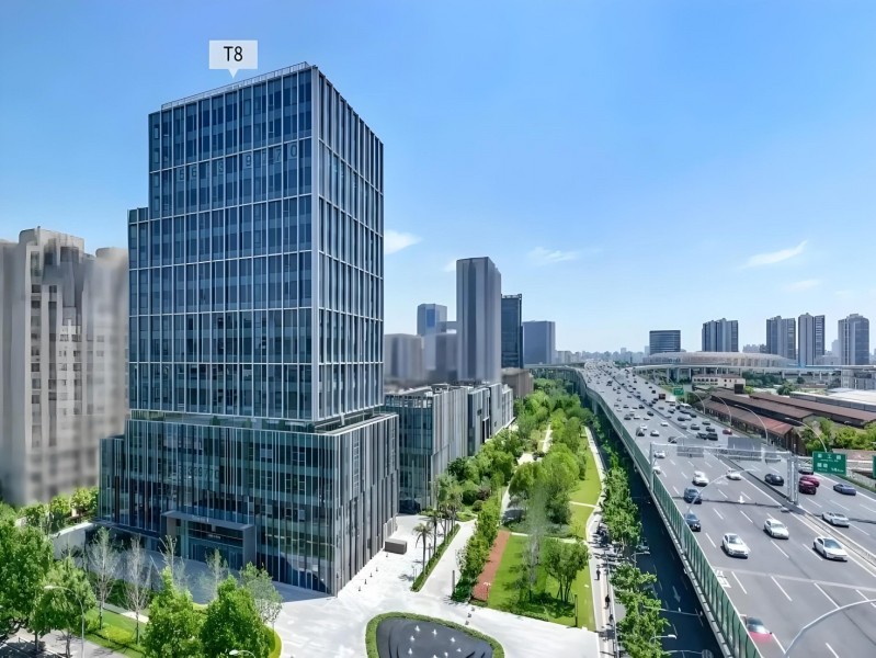 上海静安华发中心（国企楼盘）外立面