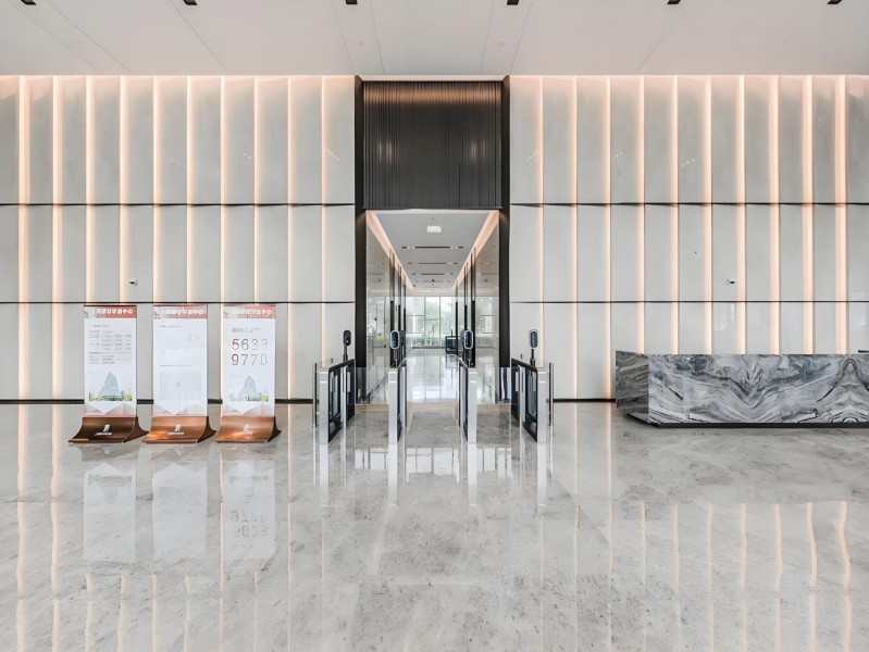 上海静安华发中心（国企楼盘）大堂