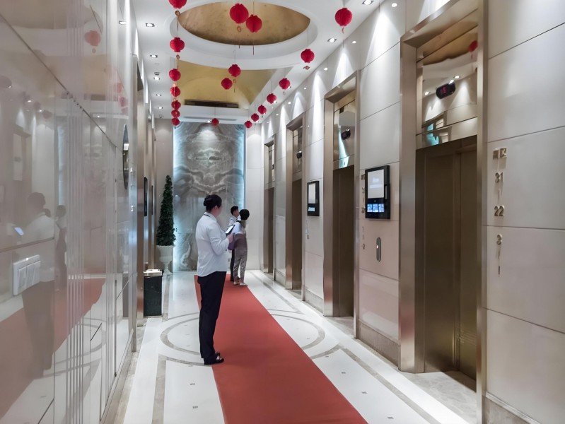 苏河一号电梯厅