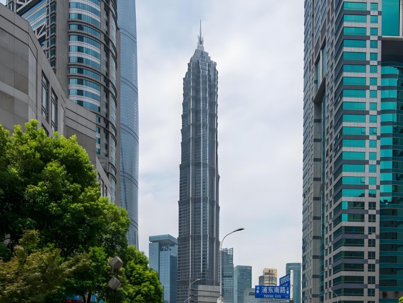 金茂大厦外立面