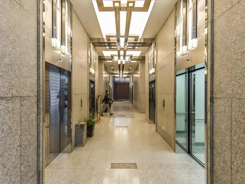 上海银行大厦电梯厅