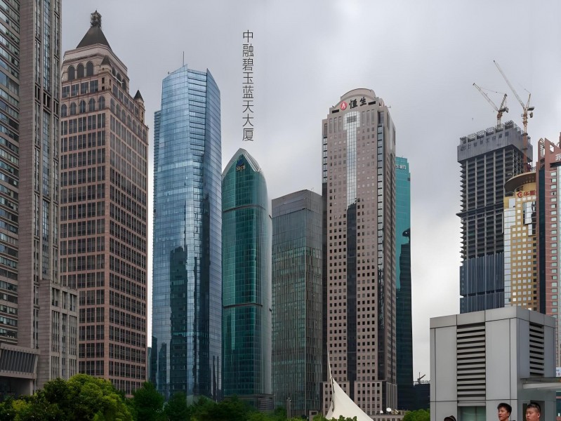 中融碧玉蓝天大厦外立面