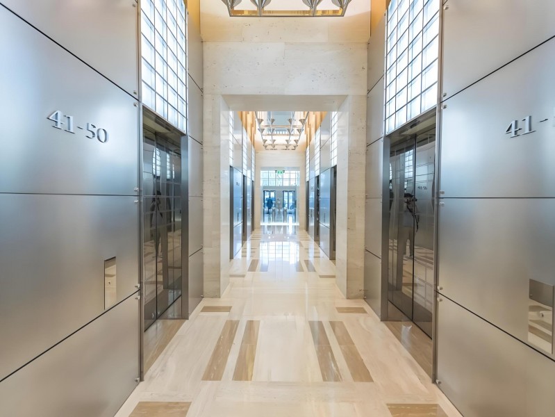 金茂大厦电梯厅