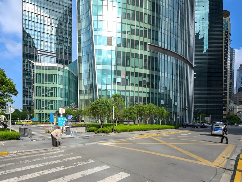 中融碧玉蓝天大厦外立面