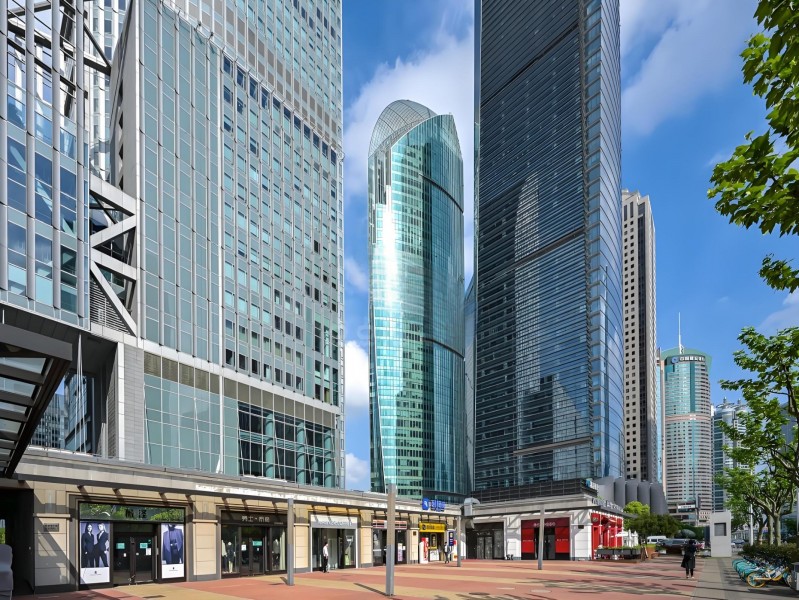 中融碧玉蓝天大厦外立面