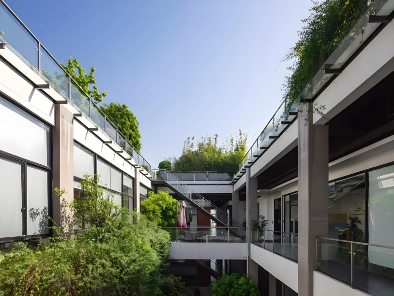 大树下新媒体创意园外立面