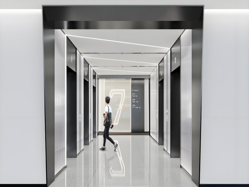 虹桥上城电梯厅