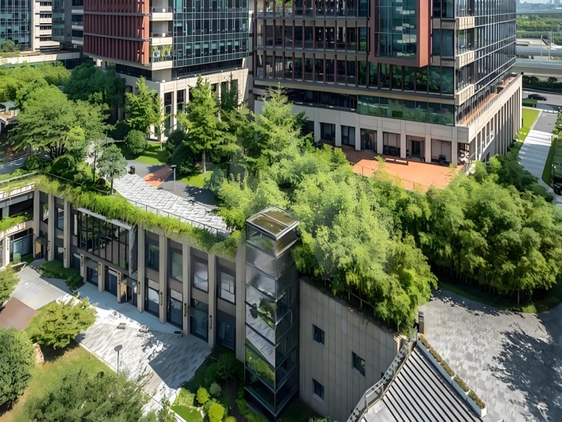 虹桥绿谷广场E栋外立面