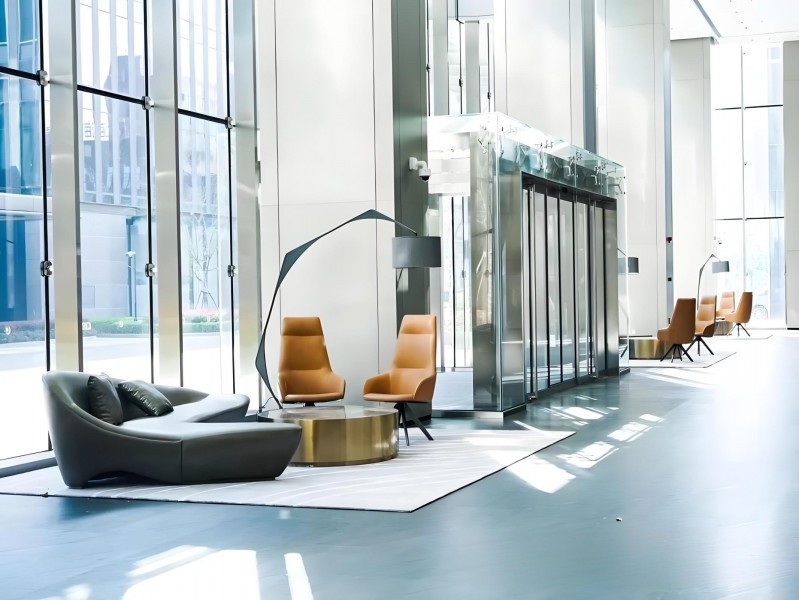 浙铁绿城长风中心三期大堂