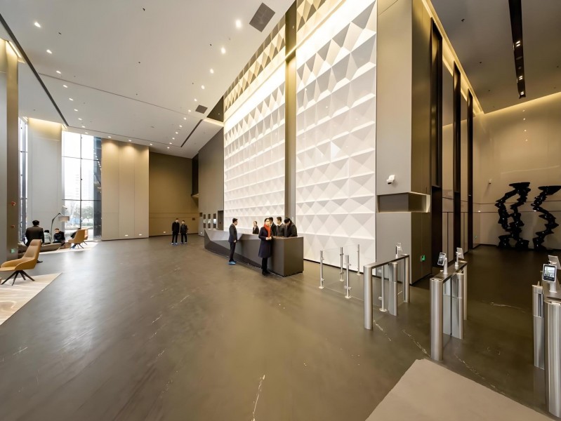 浙铁绿城长风中心三期大堂