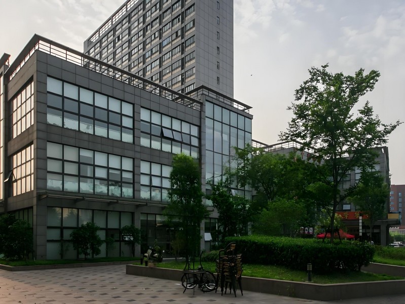 李子园商务区外立面