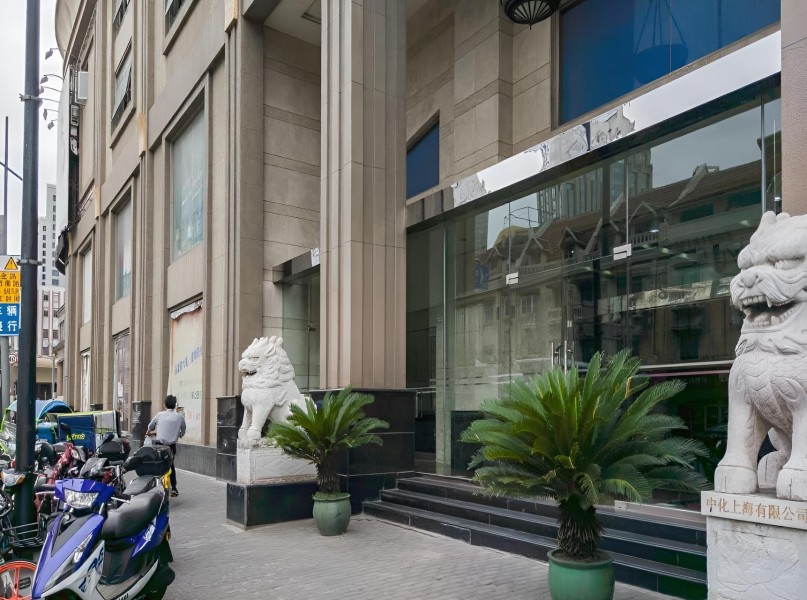 新上海城市广场（国企参股楼盘）外立面